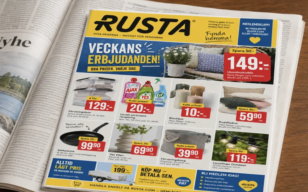 Så driver Rusta trafik till varuhus-öppningar med hyperlokal precision